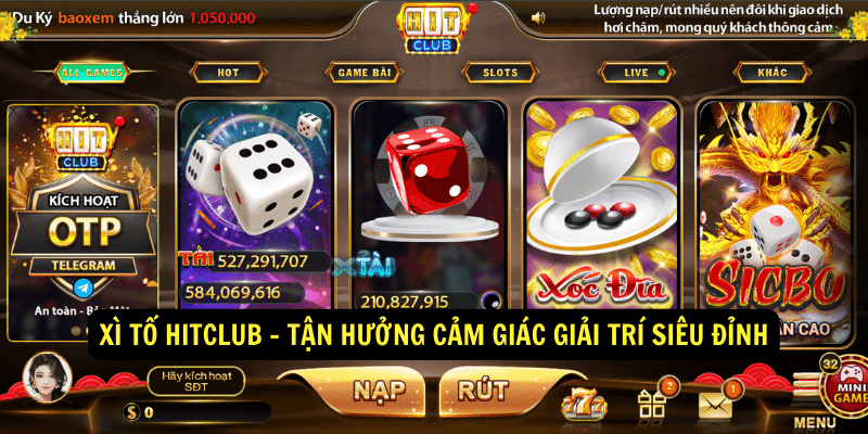 Xì tố Hitclub - Trải nghiệm sòng bài đẳng cấp thế giới 6 Xi to Hitclub Tan huong cam giac giai tri sieu dinh